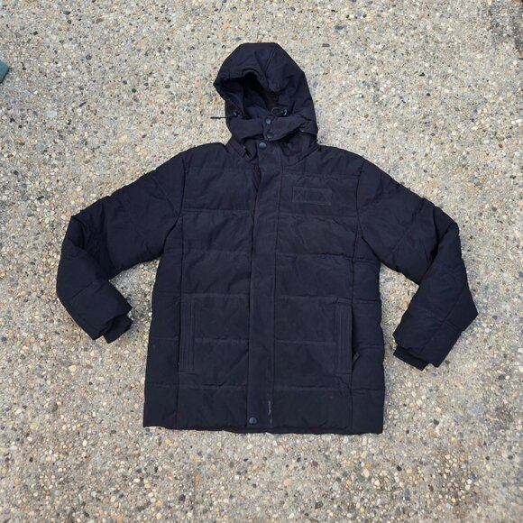 ❄️Wantdo Men's Puffer Coat Insulated Windproof Winter Jacket with Fixed Hood Bla - Picture 6 of 12